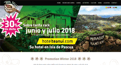 Desktop Screenshot of hotelteanui.com